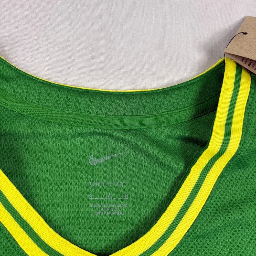 Oregon Ducks Basketball Jersey Mens Medium Green Nike Dri Fit NCAA NEW